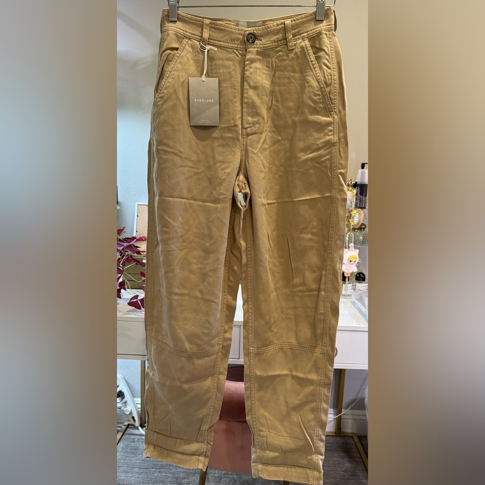 Everlane The Chino in Buttersoft in Dark Khaki Size 0